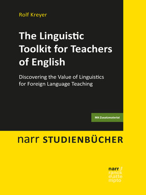 cover image of The Linguistic Toolkit for Teachers of English